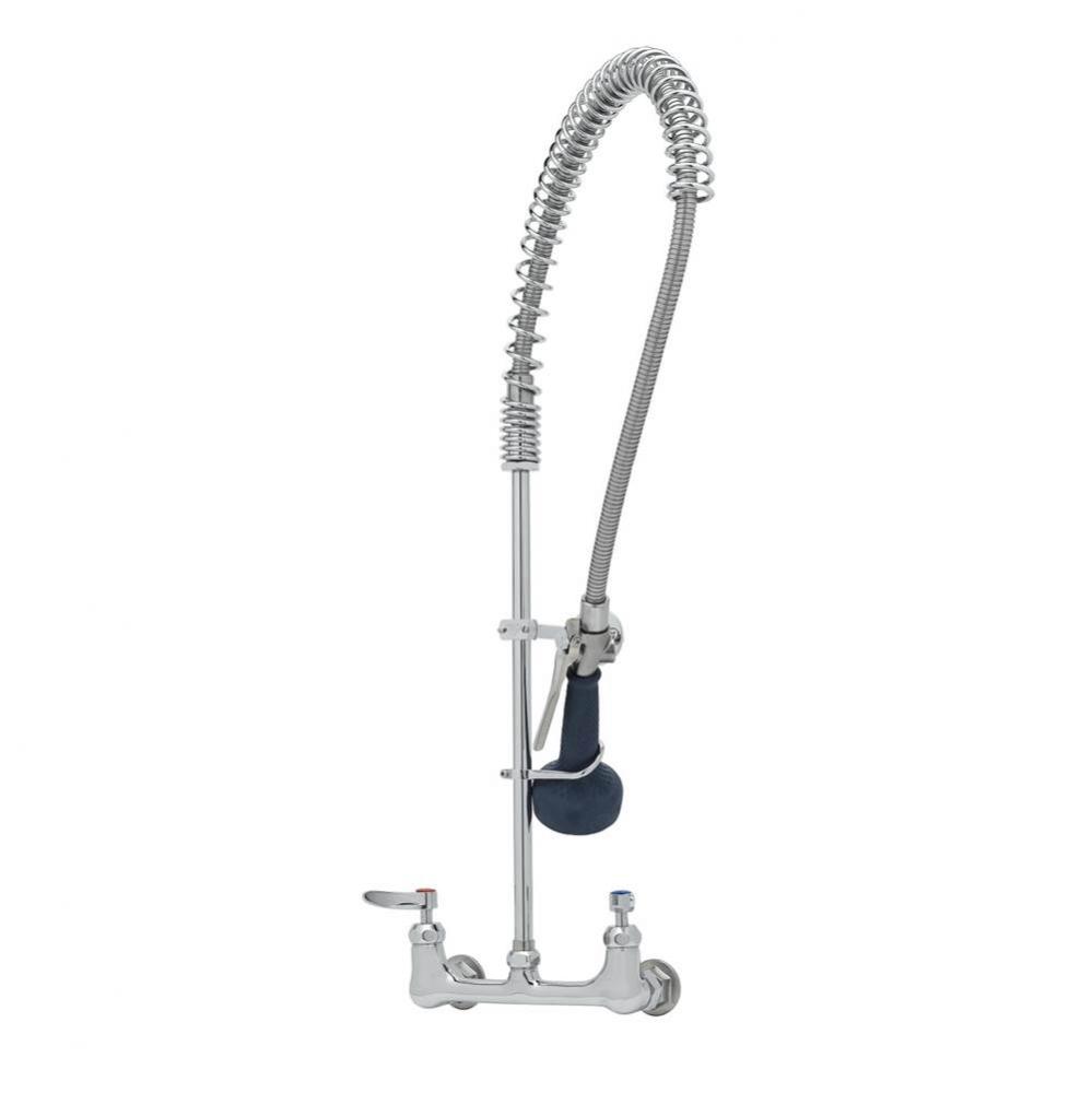 EasyInstall Pre-Rinse:8''c/c Wall Mnt, Ceramas, 18'' Riser, B-0108-C Spray Val