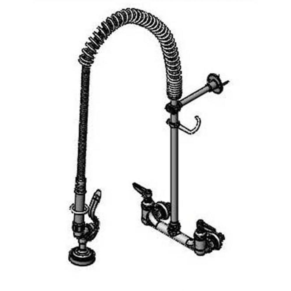 EasyInstall Pre-Rinse, Wall Mount, 8'' Centers, Wall Brkt, 1/2'' NPT Male Inle