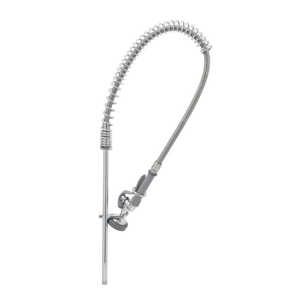 Pre-Rinse, Spring Action, 18'' Riser, 44'' Hose & B-0107 Spray Valve (Less