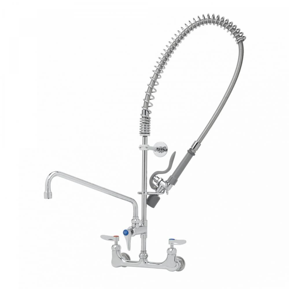 Pre-Rinse: 8'' Wall Mount, Ceramas, B-0155-LNEZ & 14'' Swing Nozzle, B-010