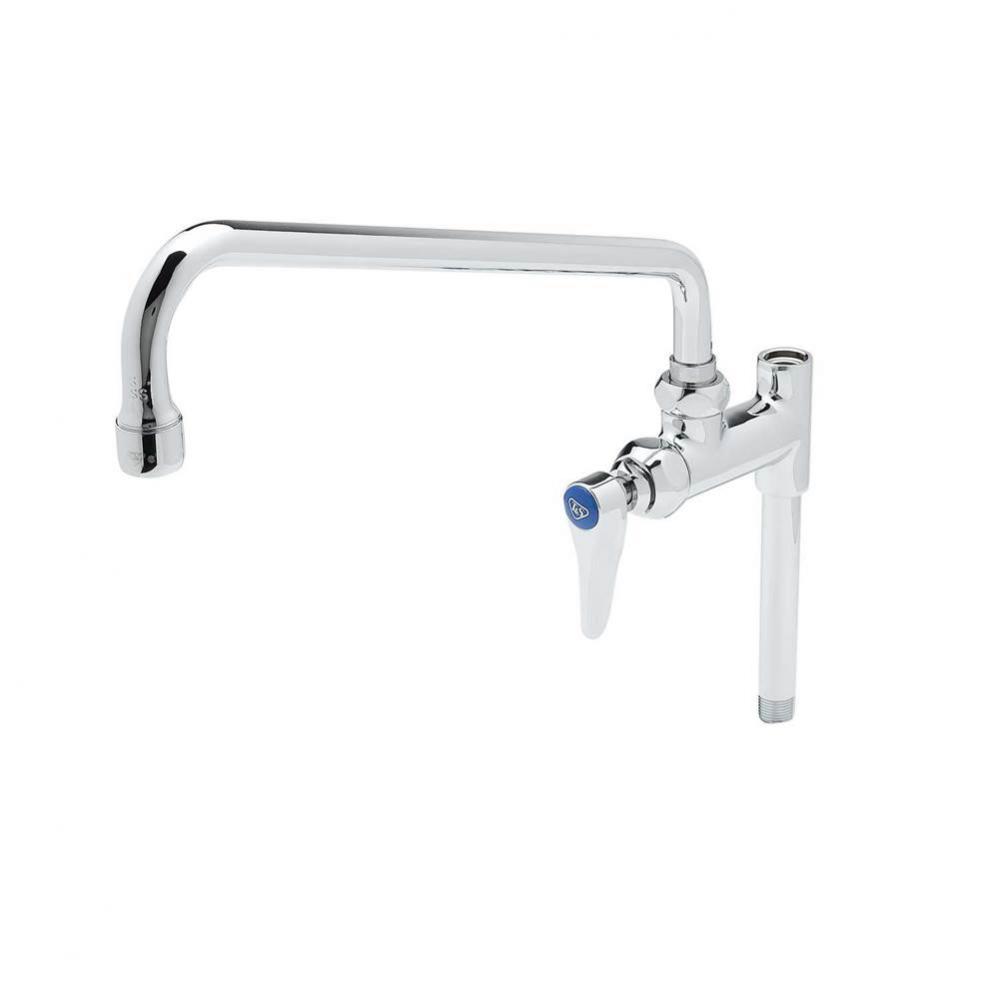 Add-On Faucet, 12'' Nozzle, Lever Handle, 5'' Nipple