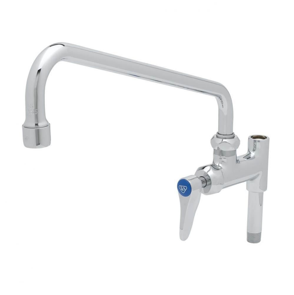 Add-On Faucet, Cerama Cartridge, 12'' Nozzle, Lever Handle