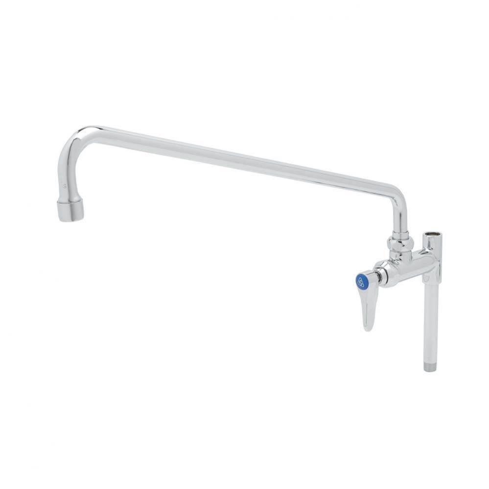 Add-On Faucet,18'' Nozzle,Lever Handle,5'' Nipple