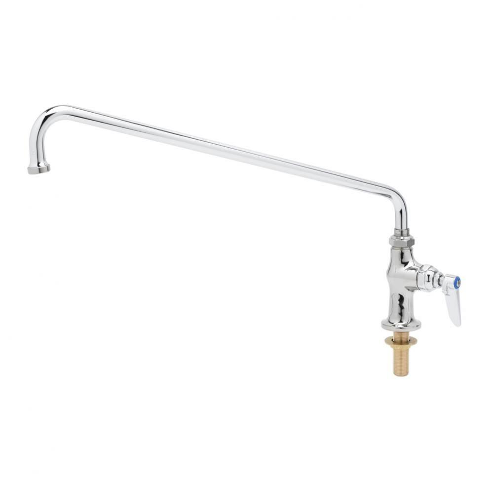 Single Pantry Faucet, Single Hole Base, Deck Mount, 18'' Swing Nozzle (065X) (Qty. 6)