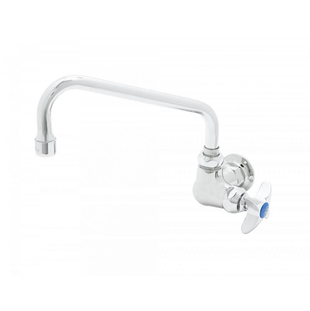 Single Pantry Faucet, Single Hole Base, Wall Mount, 8'' Swing Nozzle (060X)