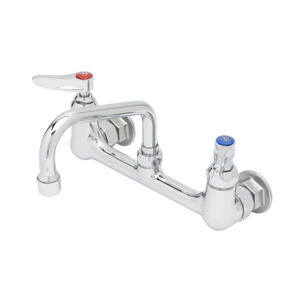 Double Pantry Faucet, Wall Mount, 8'' Centers, 6'' Swing Nozzle (059X)