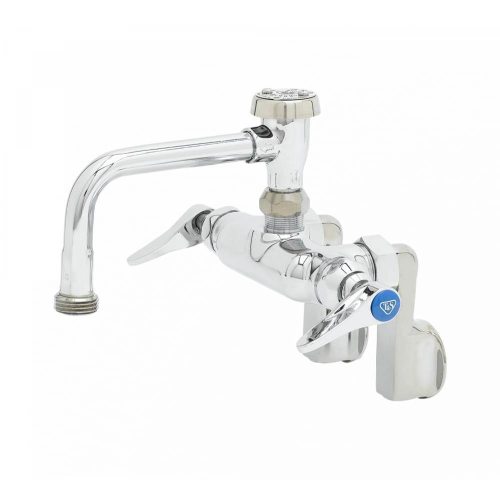 Adjustable C/C Wall Mount Faucet , B-0409-02 Vacuum Breaker Swivel Nozzle, Garden Hose Outlet