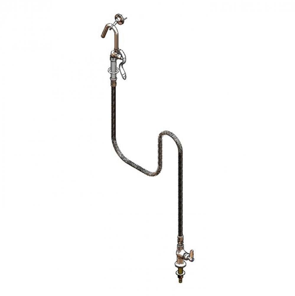 Single Pantry Base Faucet, 053A, B-0102-A Hose & Hook Nozzle, B-0104-D Wall Hanger Hook