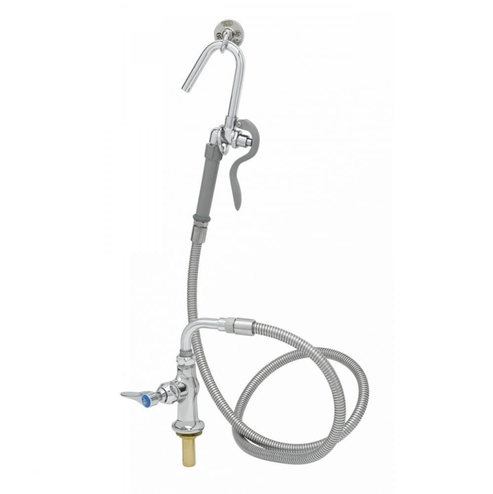 Single Pantry Base Faucet, 053A, B-0102-A Hose & Hook Nozzle, B-0104-D Wall Hanger Hook