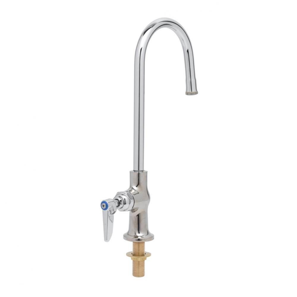 Single Pantry Faucet, Deck Mount, Rigid Gooseneck, Stream Regulator (Qty. 6)
