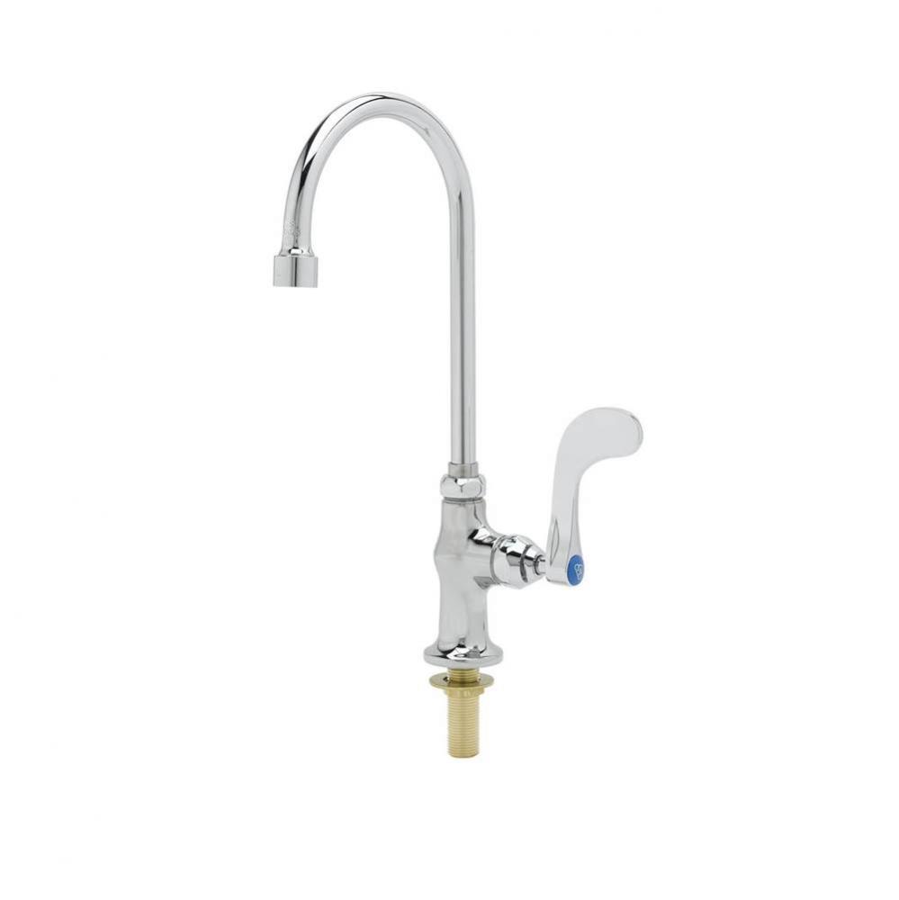 Single Temp Deck Mount Faucet, QT Eterna, Swivel Gooseneck, 1.5 GPM VR Aerator