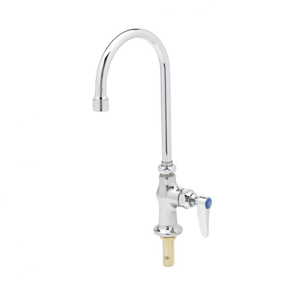 Single Temp Deck Mount Faucet, QT Eterna, Swivel Gooseneck, 1.5 GPM VR Aerator