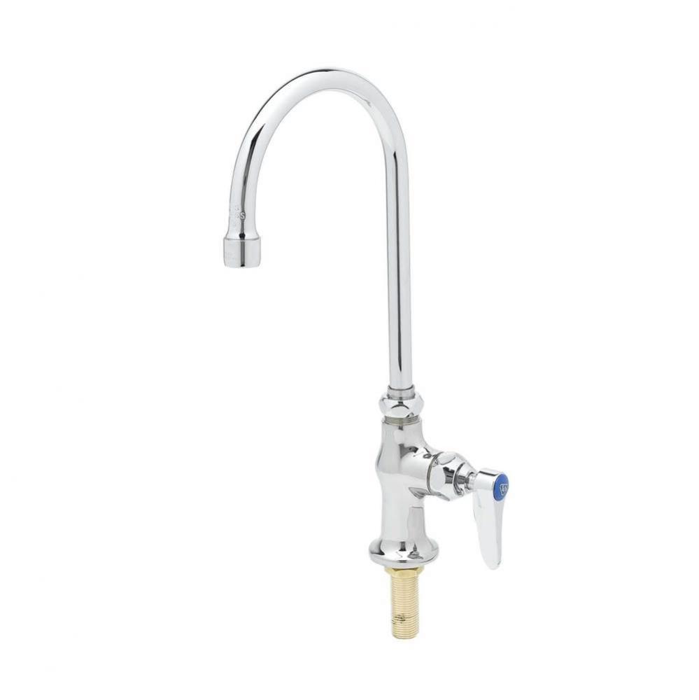 Single Pantry Faucet, Quarter-Turn Eterna, Lever Handle, Swivel Gooseneck, 1.5 GPM Aerator