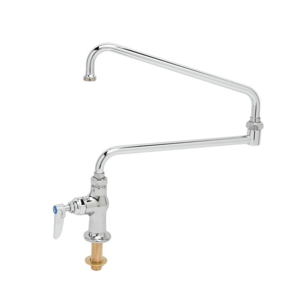 Single Pantry Faucet, Special 24'' Double-Joint Swing Nozzle