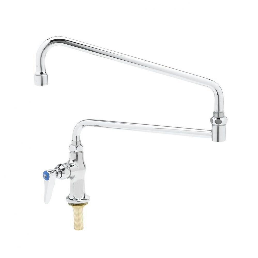 Single Pantry Faucet, Special 24'' Double-Joint Swing Nozzle