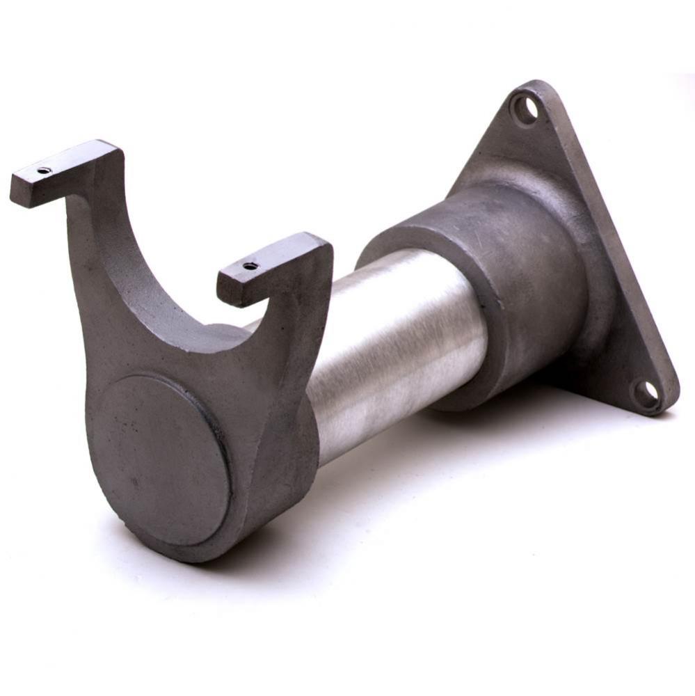 Wall Support for Knee Action Valve, Aluminum, 12'' From Wall to Valve