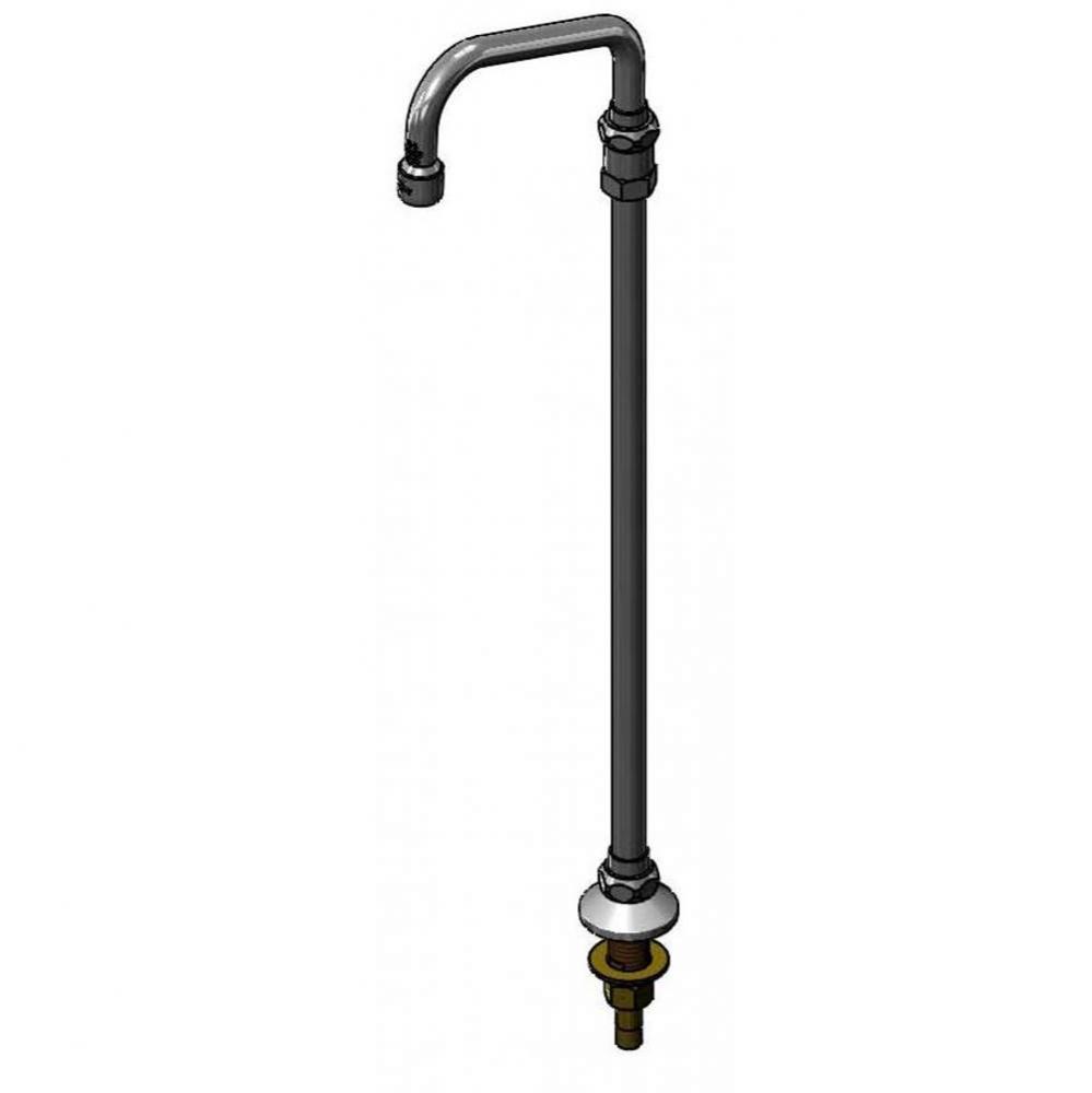 Elevated Swing Nozzle, 6'' Nozzle, 24-1/16'' Height