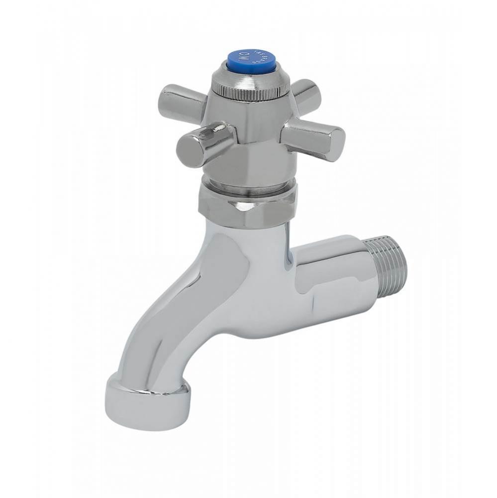 Sill Faucet, Self-Closing, 1/2'' NPT Male Inlet, 3-7/8'' Wall to Center of Spo