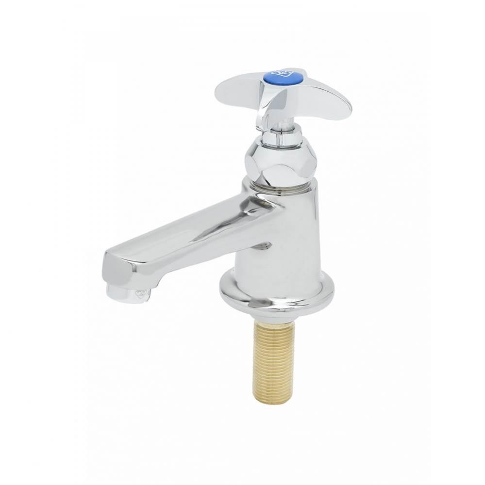 Sill Faucet, 1/2'' NPS Male Shank, 1.2 GPM Aerator, 4-1/8'' Outlet to Center