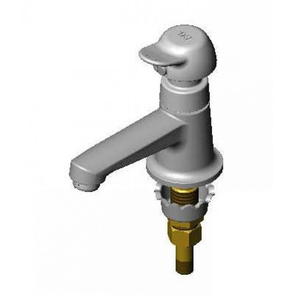 Sill Faucet, Pivot-Action Metering, 0.5 GPM VR Non-Aerated Outlet, 1/2'' NPSM Male Inlet