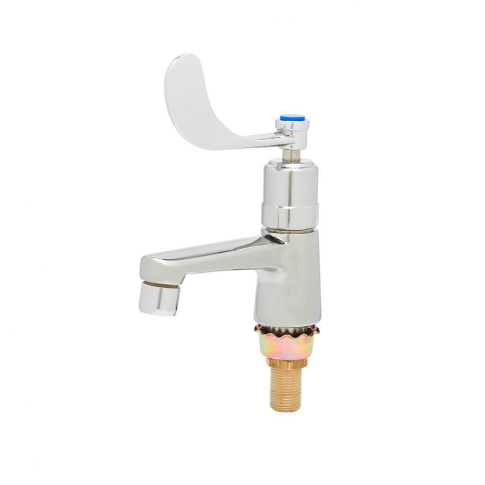 Sill Faucet, Wrist-Action Metering Cartridge, 4'' Wrist Handle, 2.2 GPM Aerator