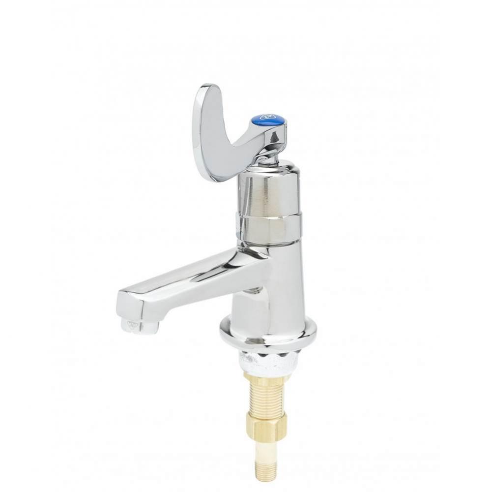 Sill Faucet, Wrist-Action Metering Cartridge, 4'' Wrist Handle, 2.2 GPM Aerator