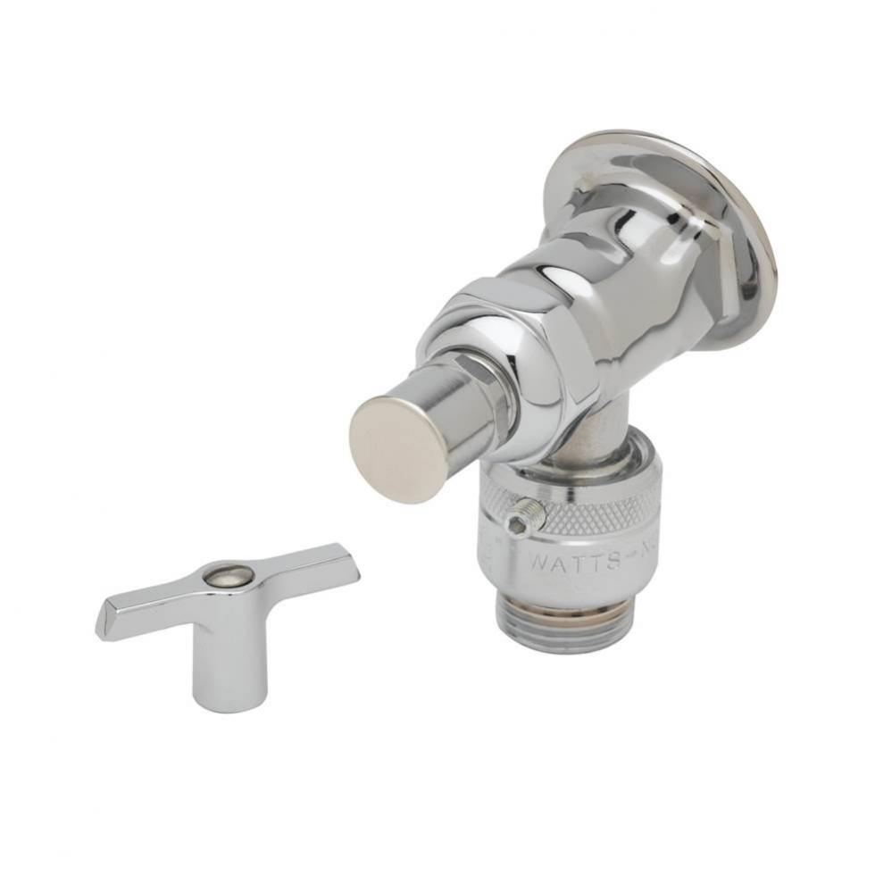 Sill Faucet, Vacuum Breaker, 3/4'' NPT Female Flanged Inlet, 3/4'' Hose Thread