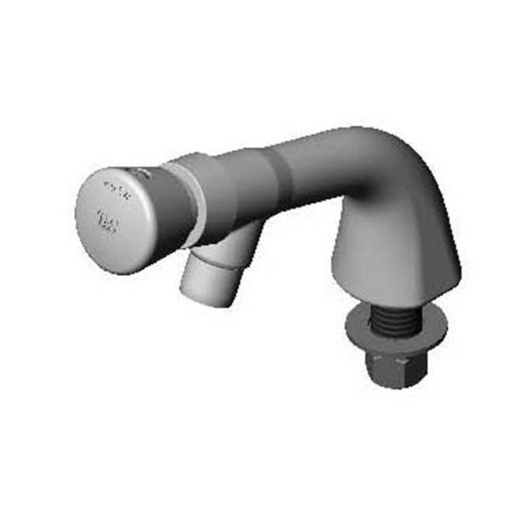 Single Hole/Temp Faucet w/ Metering & 0.5 Gpm Non-Aerated Vandal Resistant Spray Device
