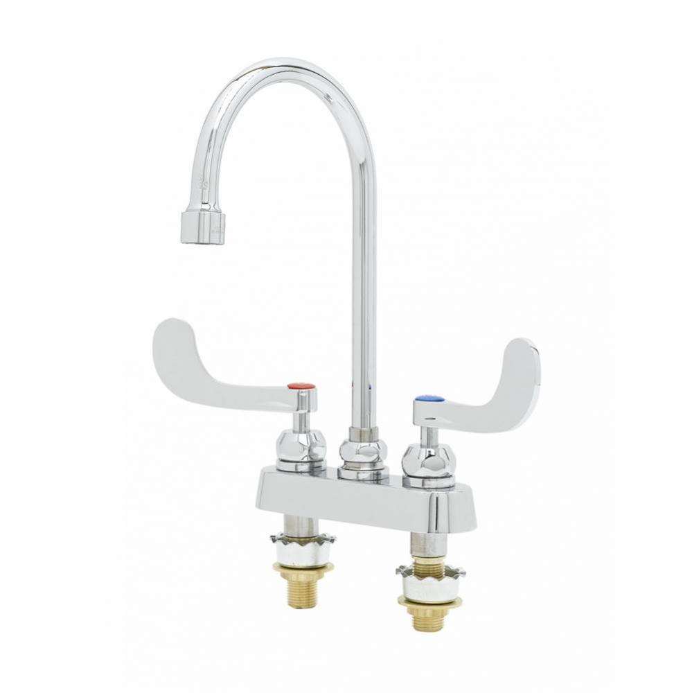 Workboard Faucet, 4'' Deck Mount, 6'' Swivel GN, 0.5 GPM VR Outlet, 4'&ap