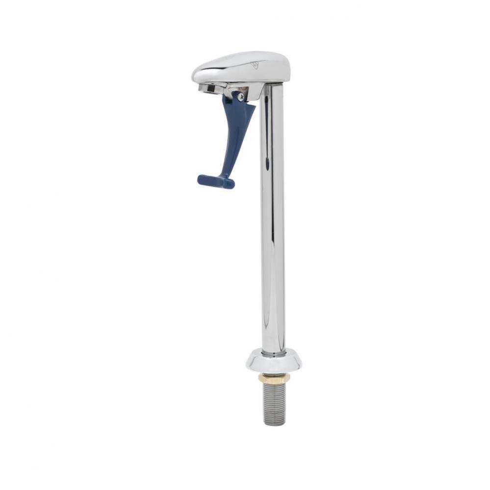 Glass Filler, 10'' Deck Mount Pedestal, 1/2'' NPT Male Shank