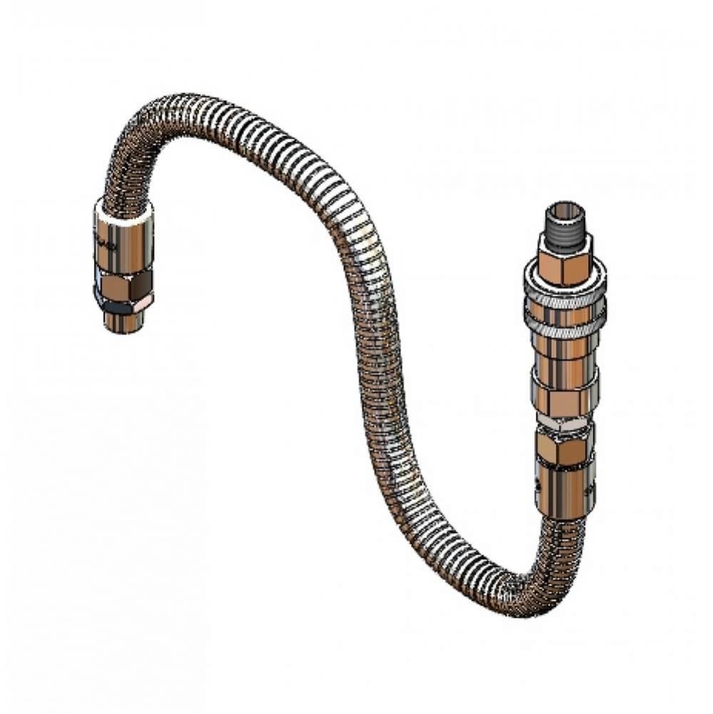 20'' Flex Hose Assembly w/ QD & Adapters