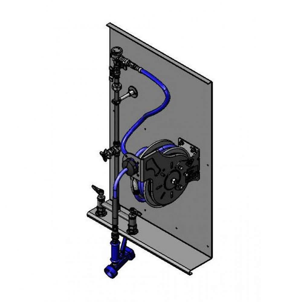 Complete SS Hose Reel System w/ Cerama Cartridges, AW-5B & SS Backplate