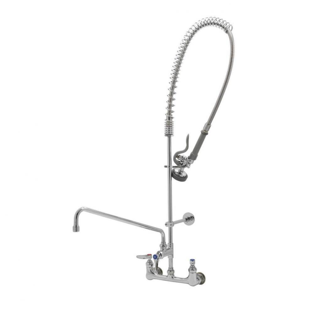 Pre-Rinse Unit: 8'' Wall Mount, Add-On Faucet w/ 18'' Nozzle, B-0044-H & B