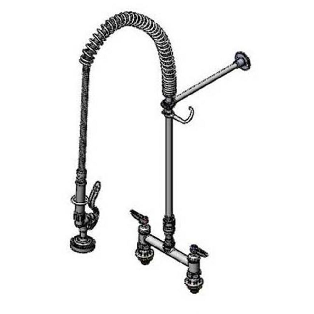 Pre-Rinse, Spring Action, Deck Mount, Vac. Breaker, Supply Nipples & B-0107 Cerama Cartridges