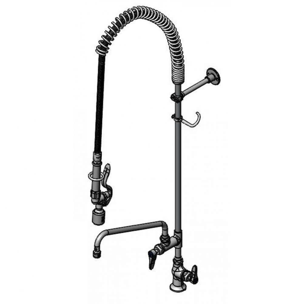 Pre-Rinse Unit w/ Ceramas, Wall Bracket, 12'' Swivel Nozzle, B-0107-C