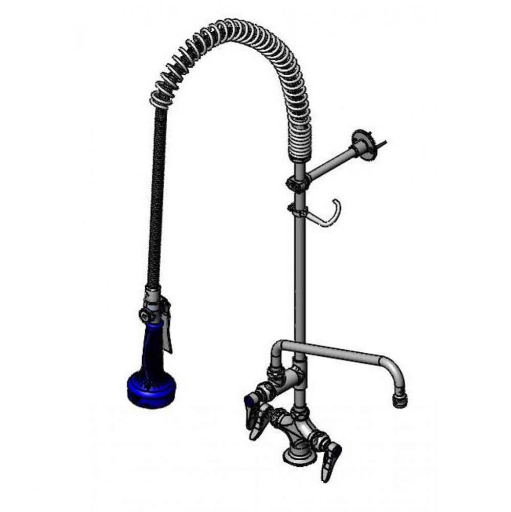 Pre-Rinse Unit: Single Hole Base, Wall Bracket, Add-On Fct, 12'' Nozzle, B-0108