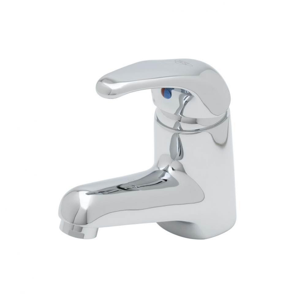 Single Lever Faucet, Ceramic Cartridge, Rigid Base, Short Spout, Flexible Supply Lines