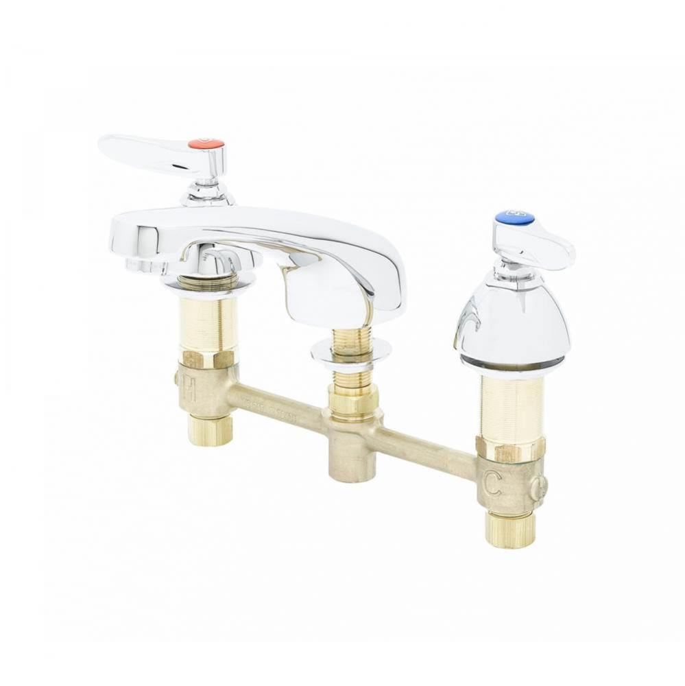 Easyinstall Concealed Widespread w/ Eterna, Levers, & Lavatory Spout w/ 0.5 Gpm Non-Aerated Sp