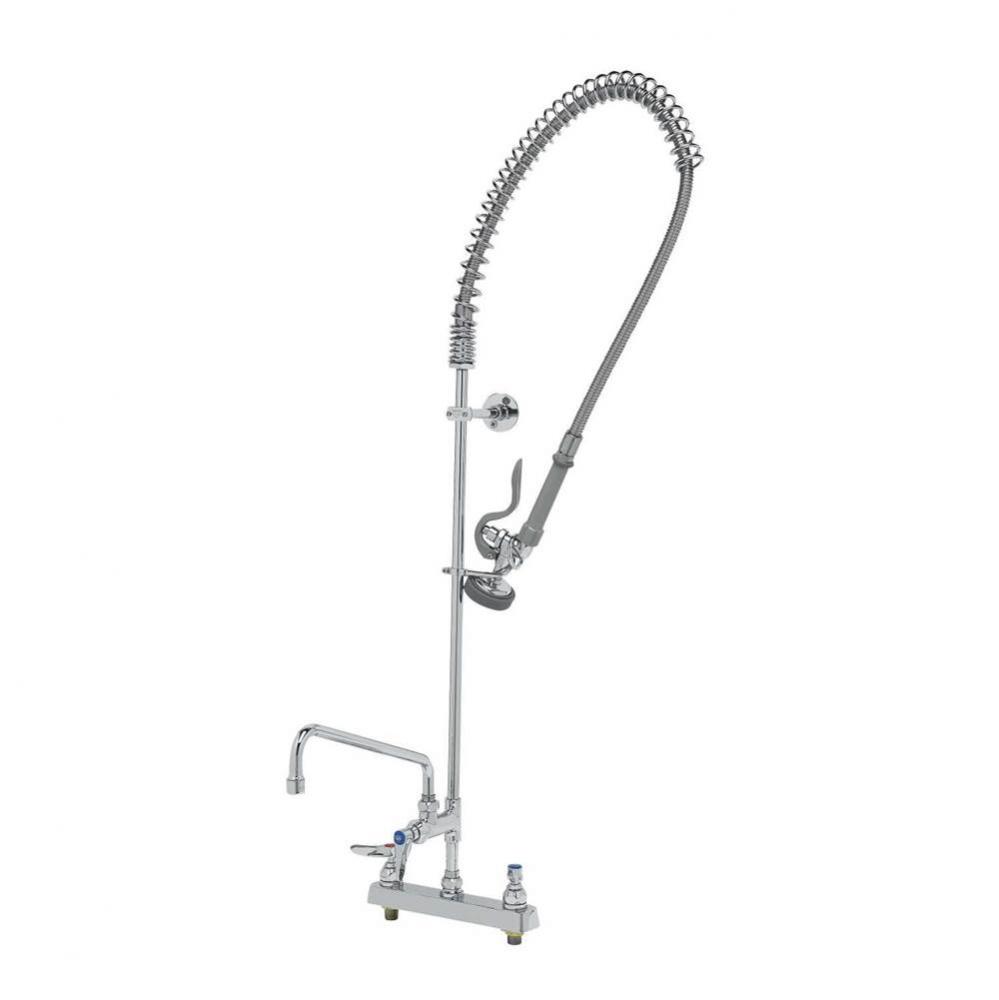 8'' Deck Mount Workboard Pre-Rinse unit W/Cerama, B-0107, 12'' Add-On Faucet &