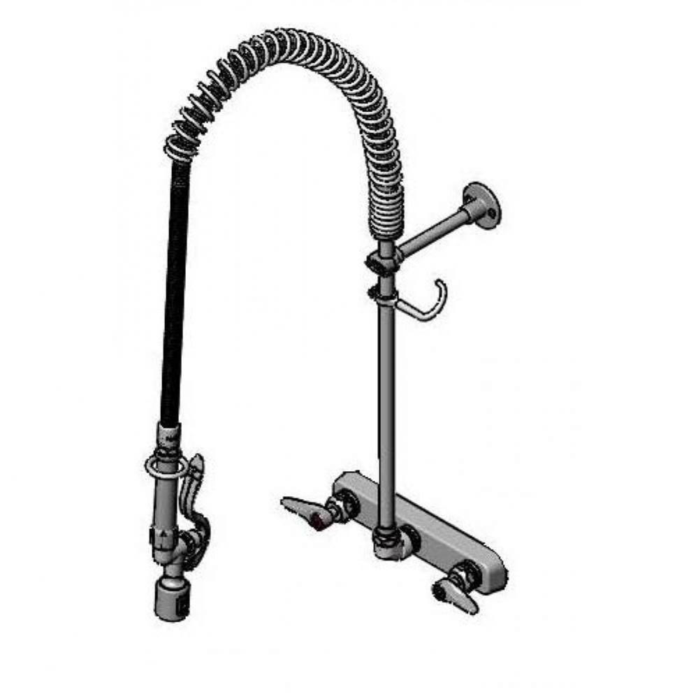 8'' Wall Mount Workboard Pre-Rinse unit W/Cerama, B-0107-J & Wall Bracket