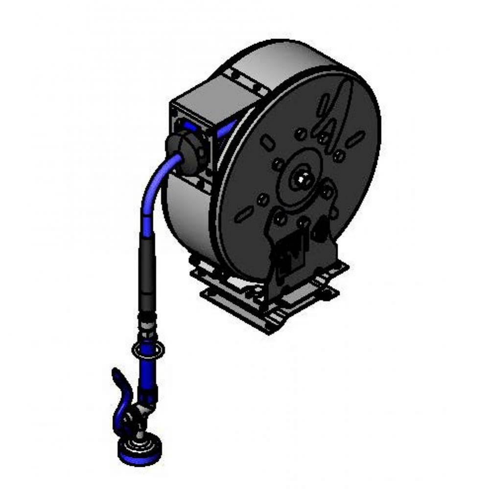 3/8'' x 30' Enclosed SS Reel w/ Painted Pivot Bracket