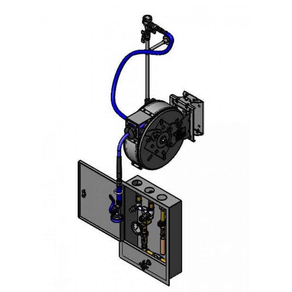 Hose Reel System, 3/8'' ID x 30' Closed Reel, Control Cabinet, 0RK-SK, EB-0107 Spra