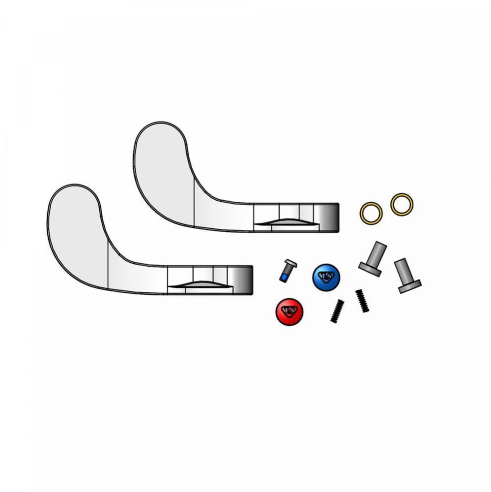 Parts Kit for 4'' Wrist-Action Handles w/ Anti-Microbial Coating & Spring-Check Eter