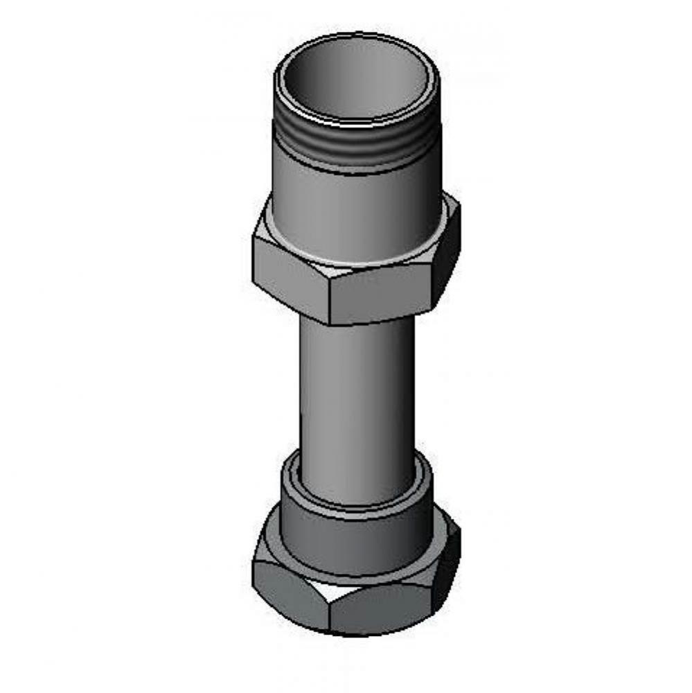 Big-Flo Straight Swivel Extension, 4-3/8'' Height