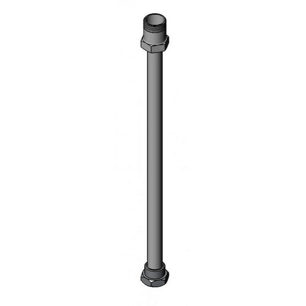 Big-Flo Straight Swivel Extension, 17-3/8'' Height