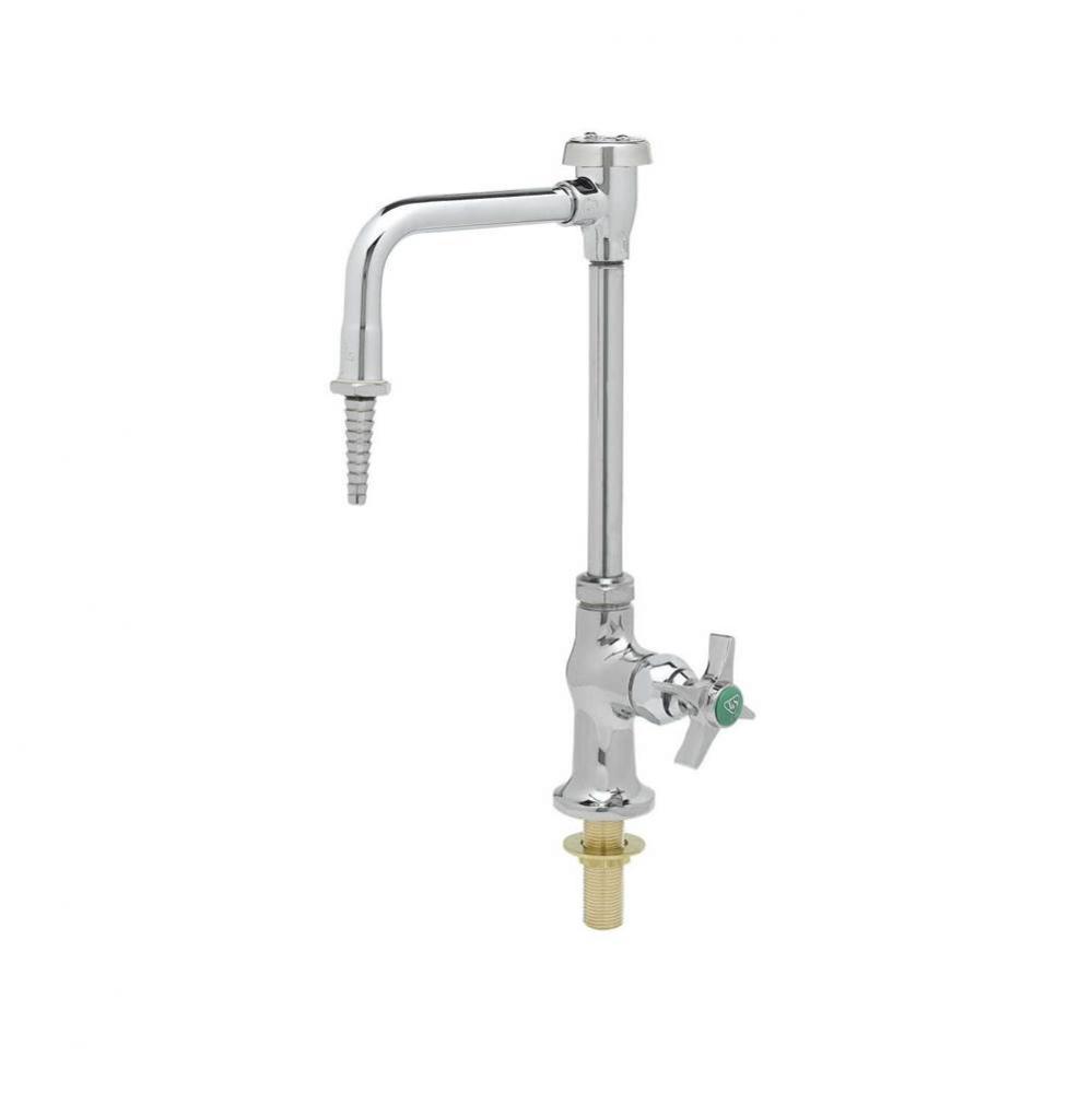 Lab Faucet, Single Temp, Anti-Rotation, Swivel/Rigid Vacuum Breaker Nozzle, Serrated Tip