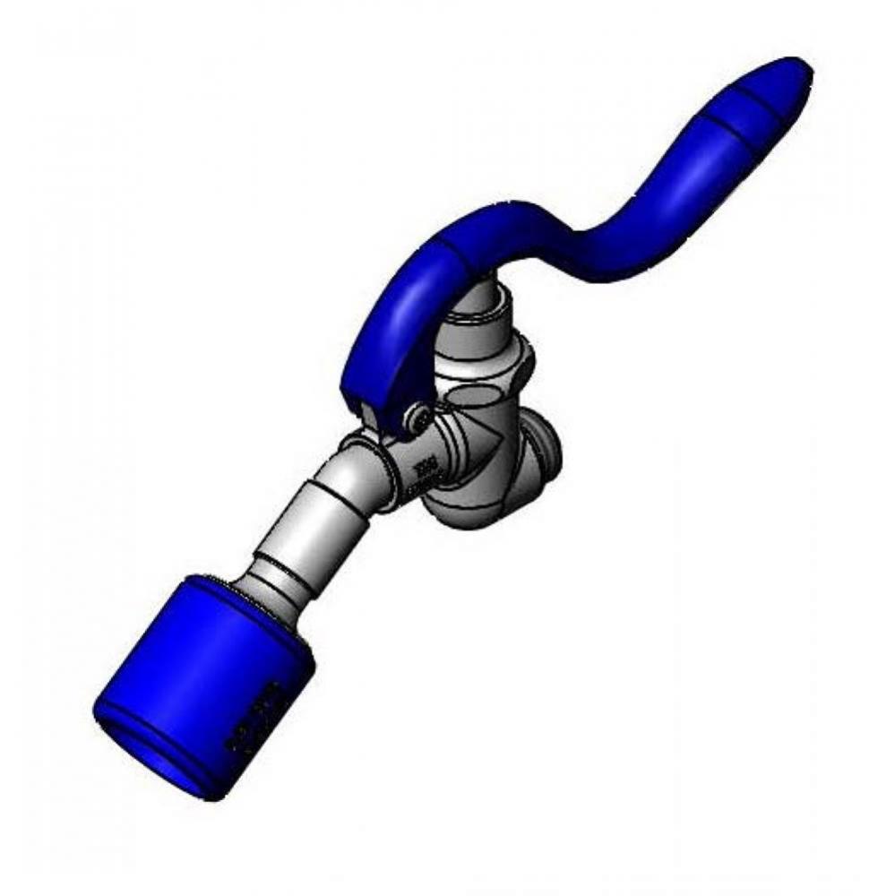 Blue Spray Valve with Angled Spray Tip (0.65 GPM / 4.6 Oz-f @ 60 PSI)