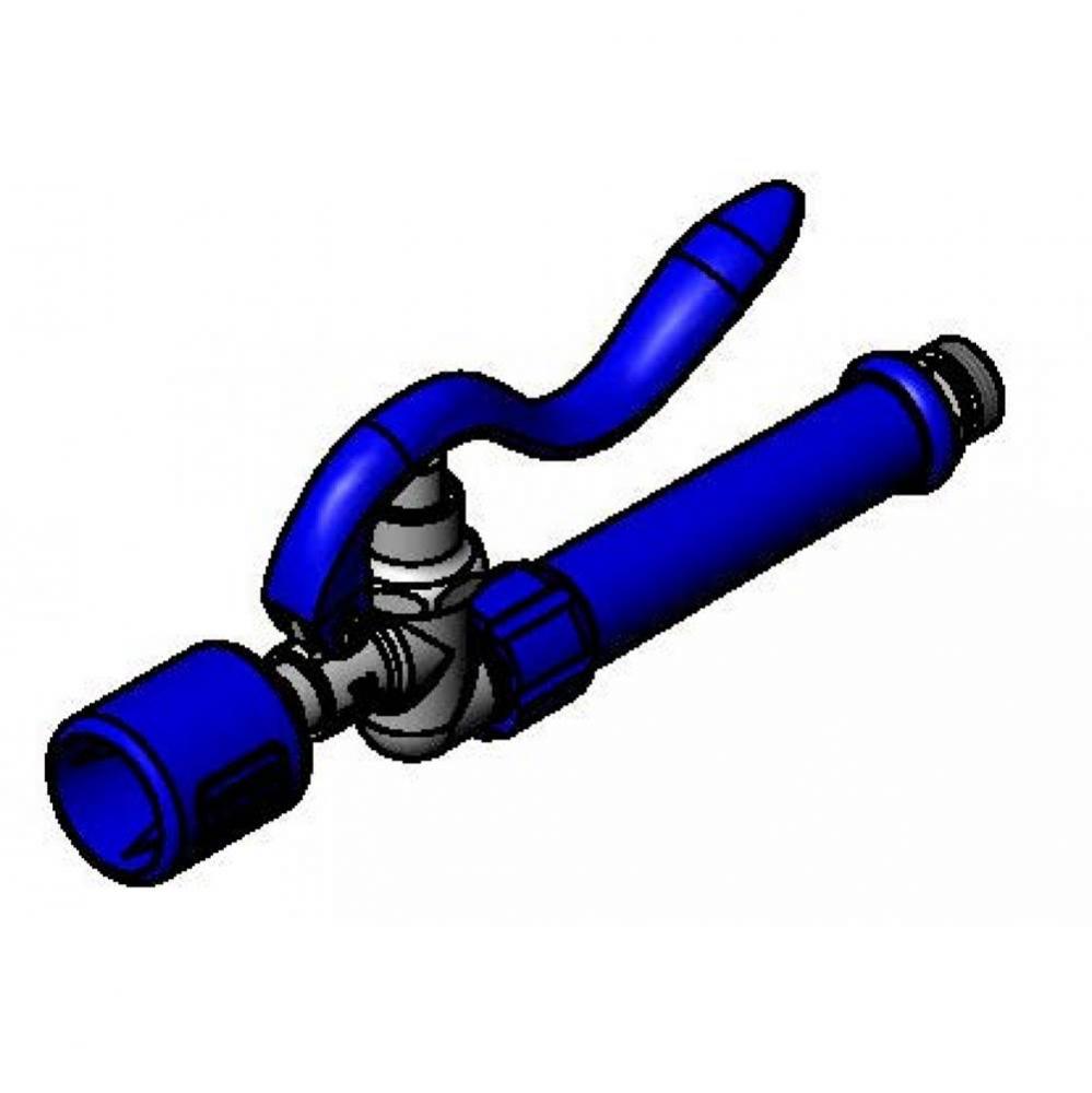 Blue Spray Valve & Grip Handle, 1/2'' NPSM Male Inlet (1.07 GPM / 7.2 Oz-f @ 60 PSI)