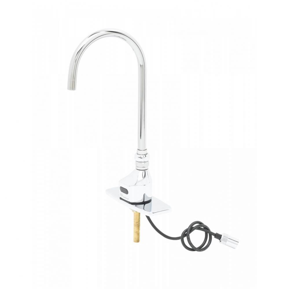 EC-3100-LN ChekPoint Electronic Faucet, XP Gooseneck, 1.5 gpm Flow Control, EC-TMV, and 4'&ap