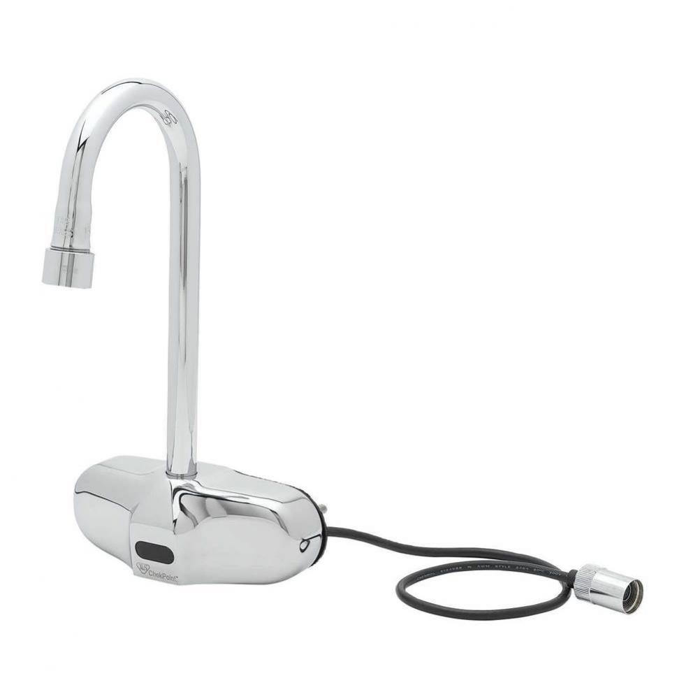 Wall Mount Electronic Sensor Faucet, ASSE 1070 TMV, EC-HYDROGEN, 1.0 GPM VR Aerator ChekPoint